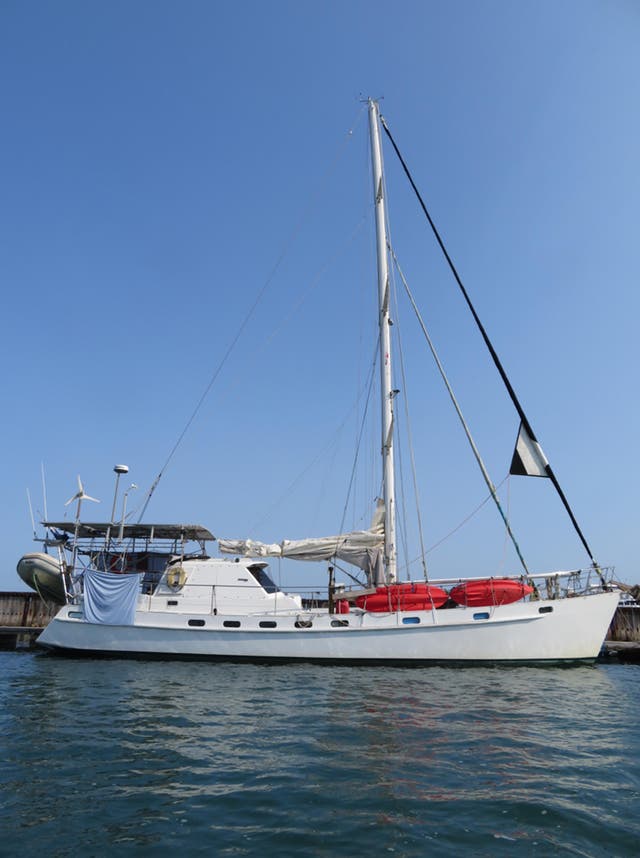 <p>Lyall Babington died on board his yacht, Mollie</p>