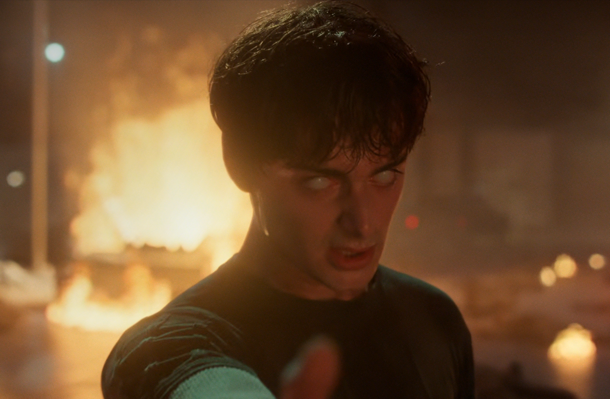 ‘Stranger Things’ character Will Byers (Noah Schnapp) in the closing moments of season five volume one