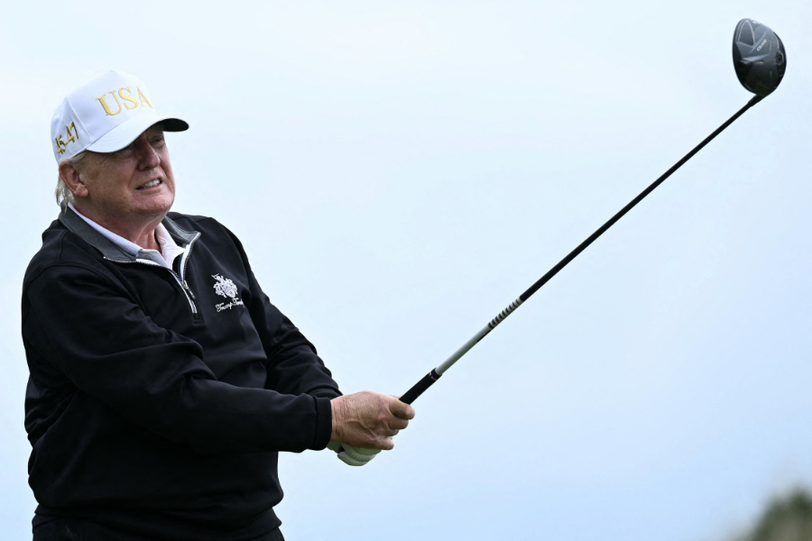 Trump has spent about $70 million in taxpayer funds on golf so far in his second term, which could hit $300 million by the time it's over, per a HuffPost analysis