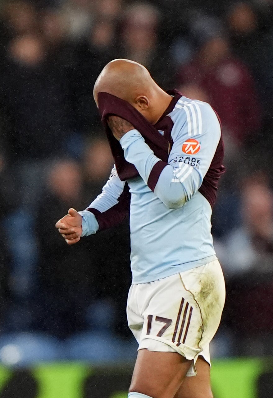 Donyell Malen was hit by objects thrown from the crowd