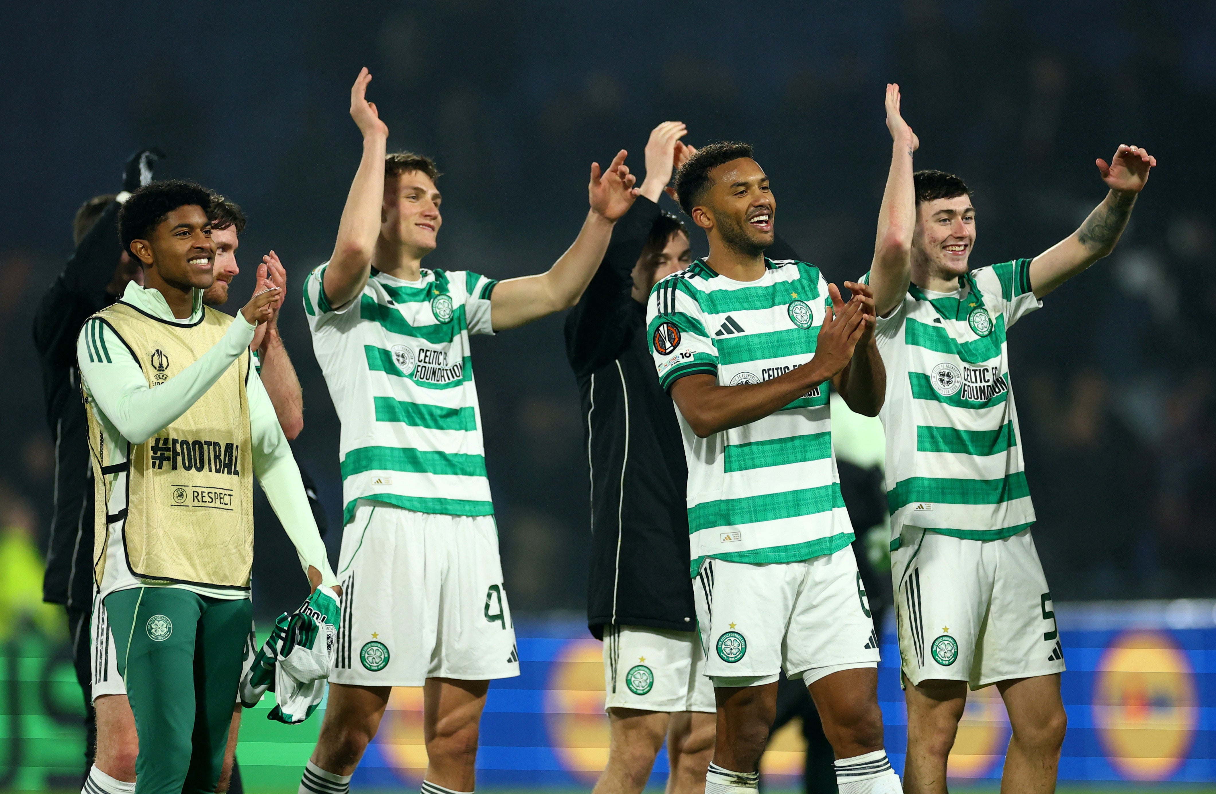 Celtic celebrated an impressive win