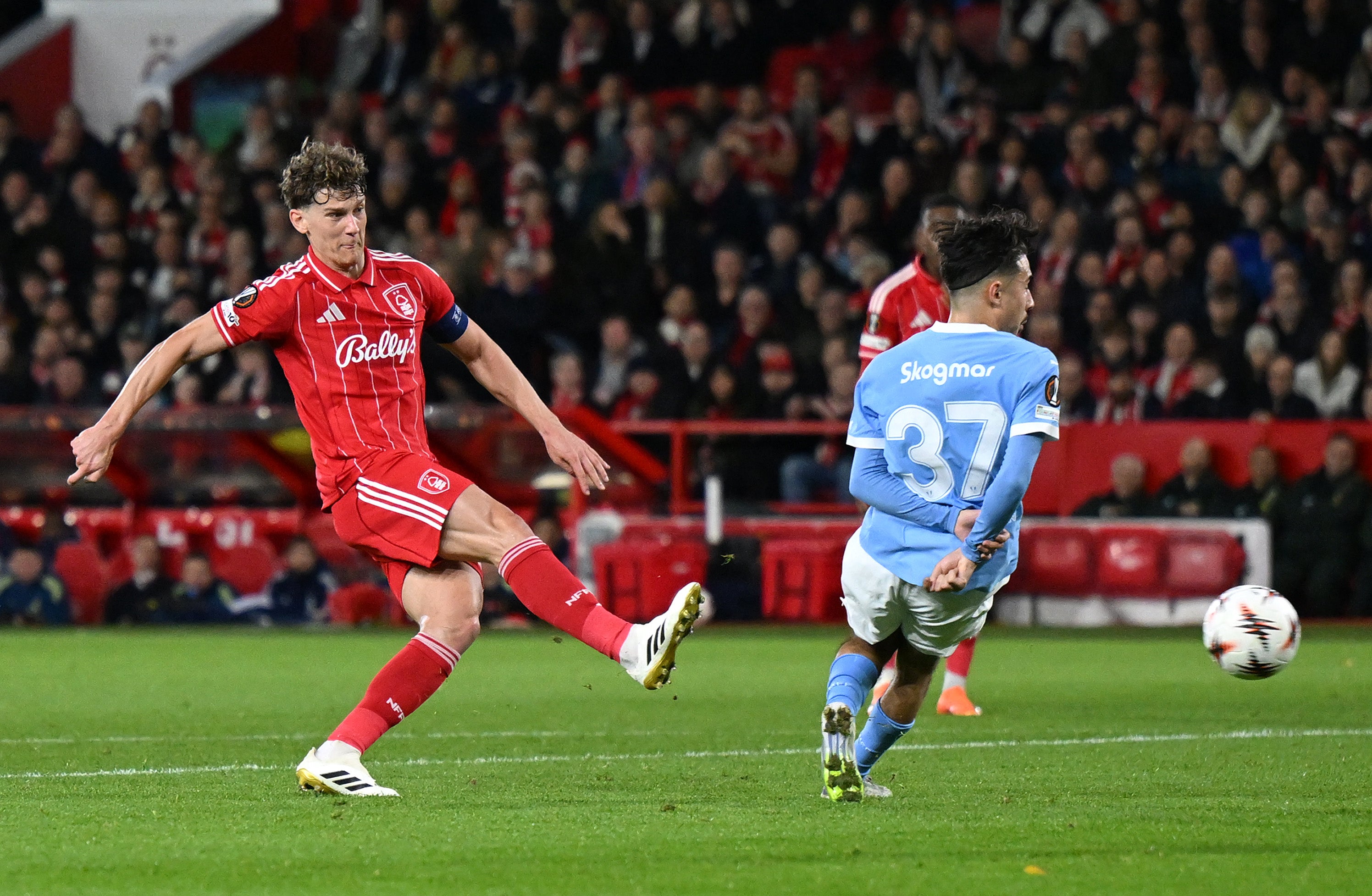 Ryan Yates opened the scoring for Forest