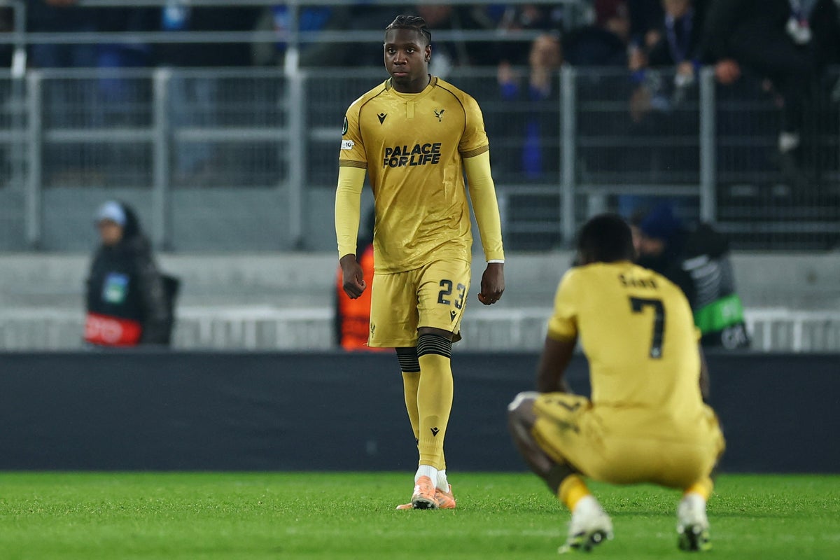 Glasner rues missed Palace chances as Eagles lose at Strasbourg