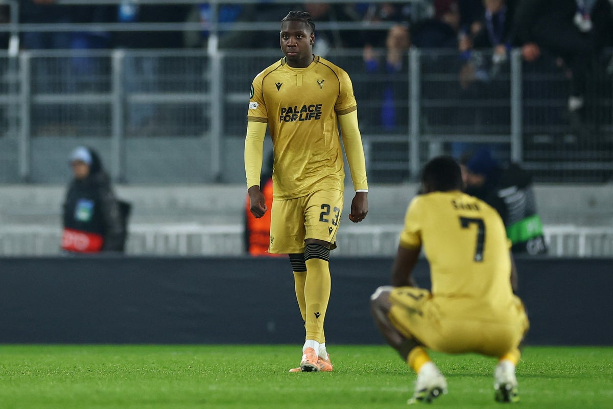 Glasner rues missed Palace chances as Eagles lose at Strasbourg