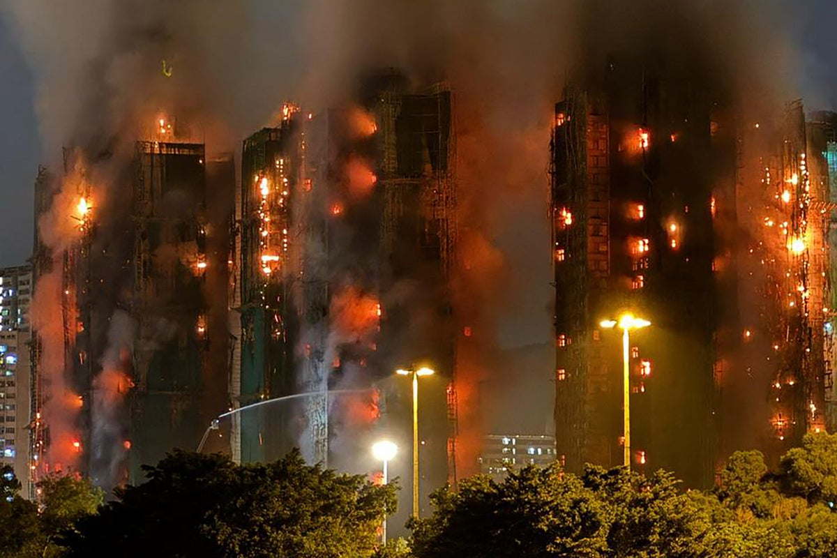 Fire safety experts explain how Hong Kong inferno spread so quickly to multiple towers