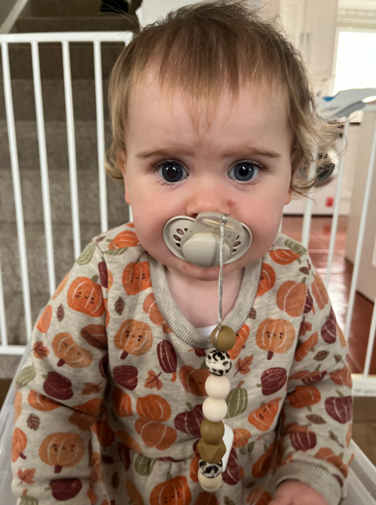 <p>The first sign that something was wrong was that Ava’s iris darkened from a light blue to a dark blue</p>