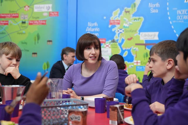 <p>Education secretary Bridget Phillipson on a visit to a school in Peterborough earlier this week</p>