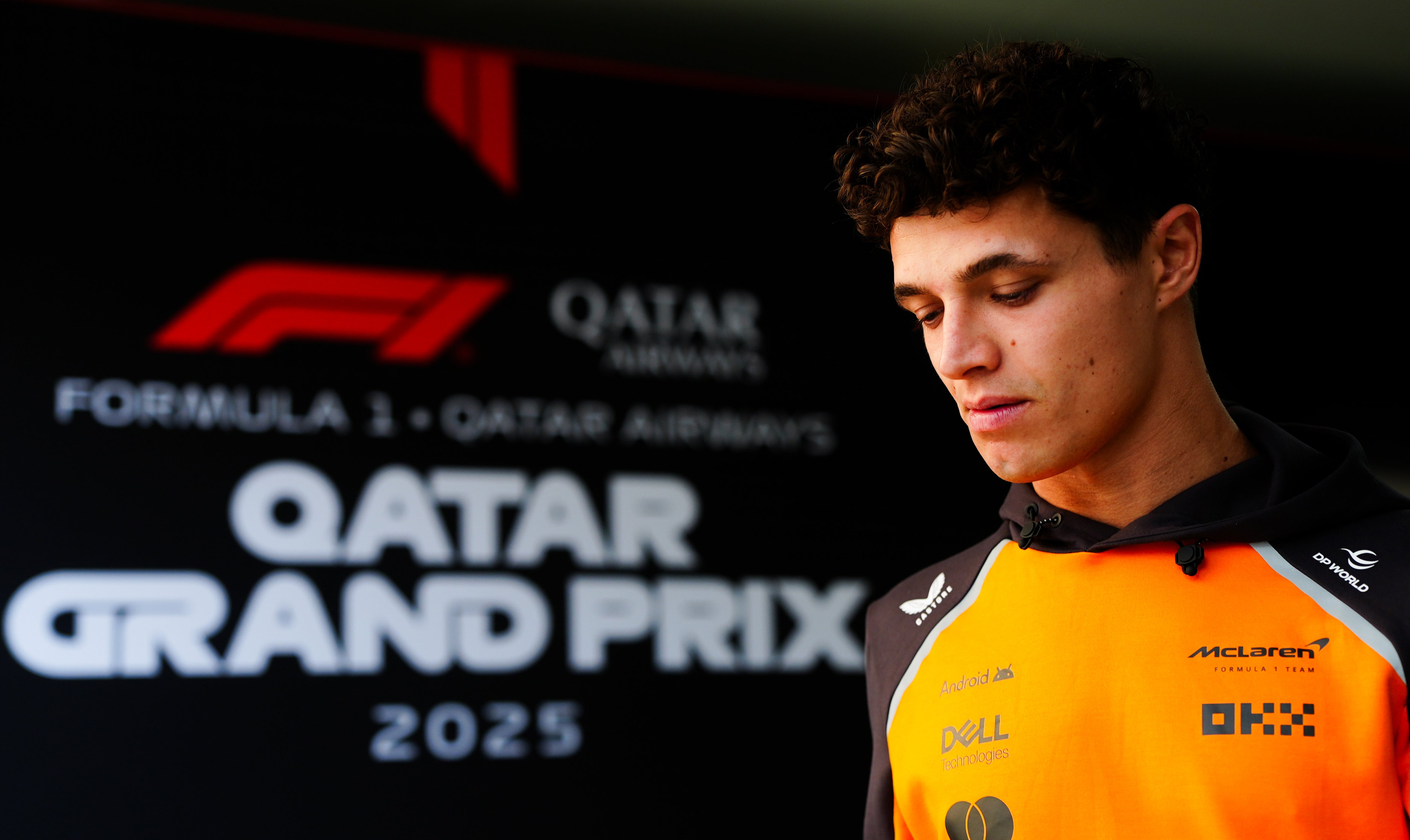 Lando Norris holds a 24-point lead in the championship (David Davies/PA)