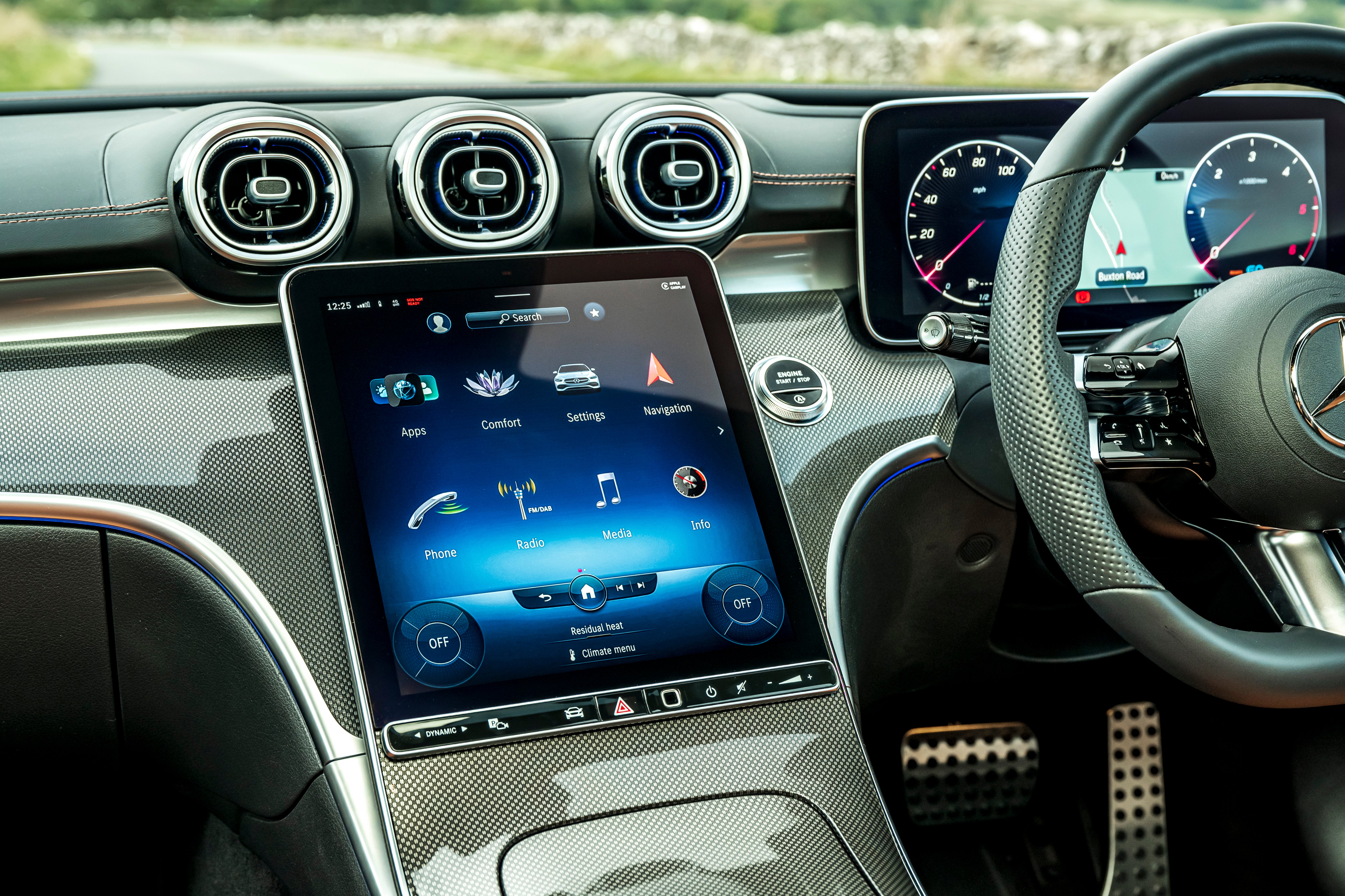 The infotainment system has the sort of depth you’d associate with premium computers, rather than in-car systems