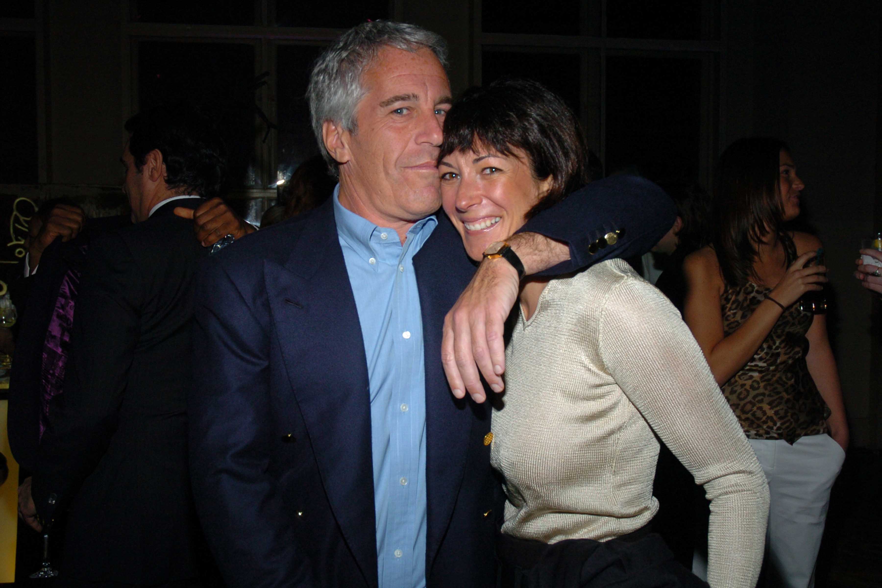 <p>Jeffrey Epstein and Ghislaine Maxwell were both recipients of letters from Weidenfeld</p>
