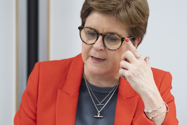 The Scottish Government has been ordered to disclose some of the evidence from an inquiry into whether Nicola Sturgeon breached the ministerial code when she was first minister (Jane Barlow/PA)