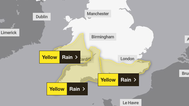 Met Office issues weather warning with 80mm of heavy rain and flooding ...