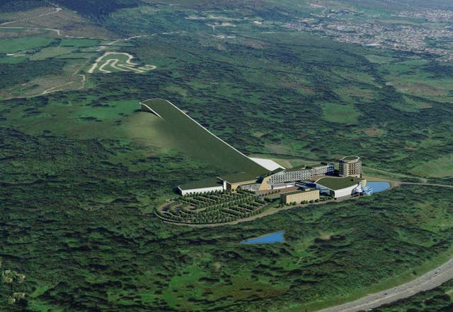 <p>Plans include a 400-meter-long ski slope</p>