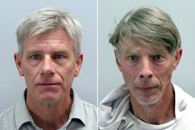 <p>John Bennett (left) and his brother Mark have been arrested for allegedly planning to attack ICE agents</p>