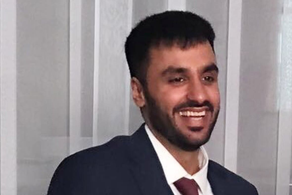 Jagtar Singh Johal at his wedding in India (Family handout/PA)