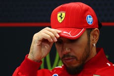 Lewis Hamilton gives crushing six-word interview after latest Ferrari F1 nightmare