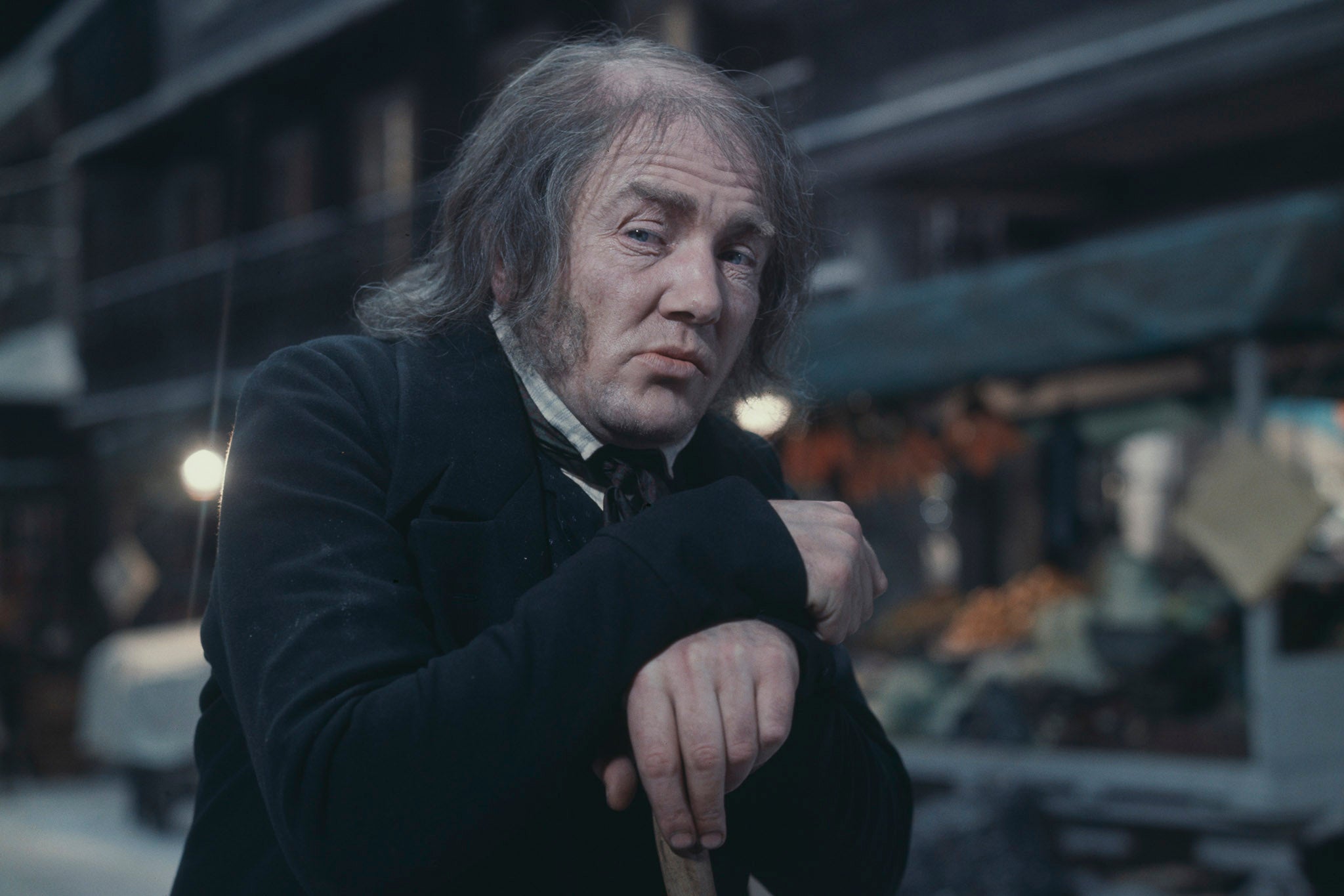 Albert Finney as the titular miser in the musical ‘Scrooge’ (1970)