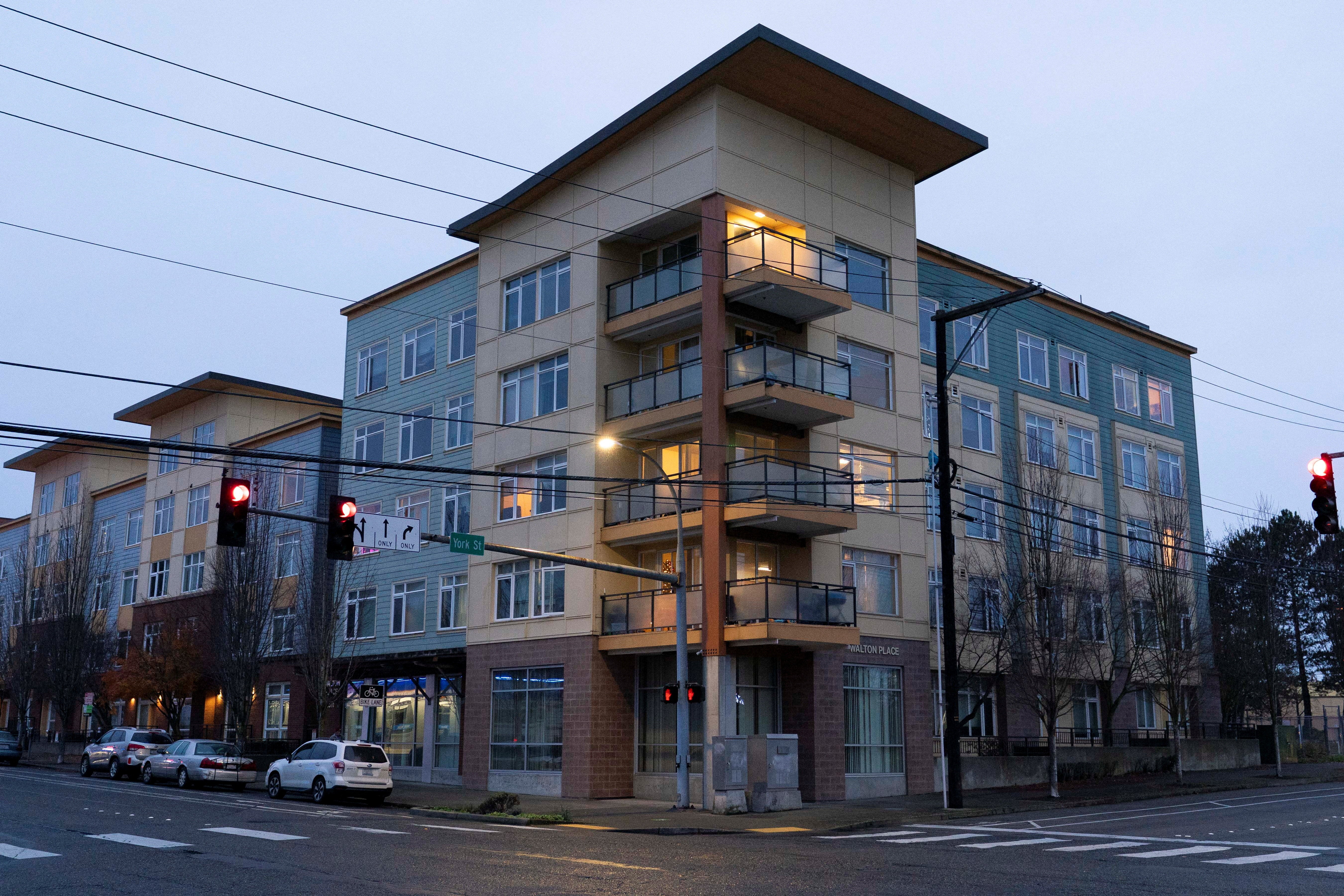 Lakanwal’s apartment block in Bellingham, Washington