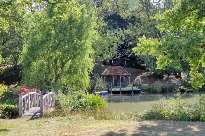 Crowbourne Farm is made up of a sprawling Grade II-listed farmhouse with its own wine cellar, a separate guest cottage, studio, barn and workshop, and over 10 acres of grounds