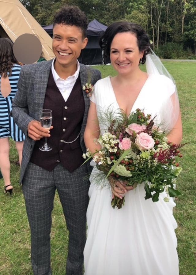 <p>Tianne, right, and her wife Carina Spence-Stokes have already spent £13,500 on fertility treatment</p>