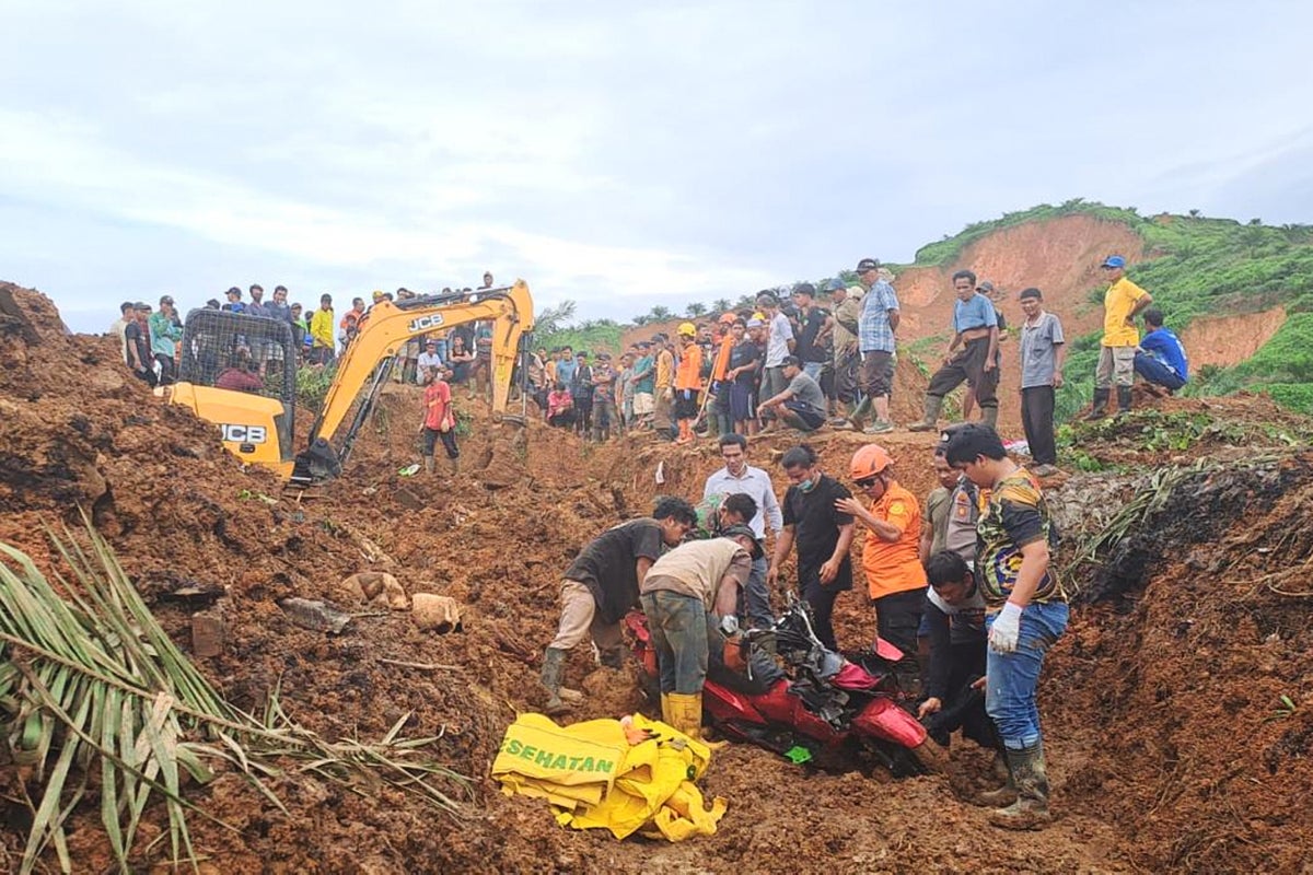 At least 248 dead after floods and landslides on Indonesia’s Sumatra island