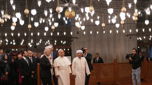 APTOPIX Turkey Mideast Pope