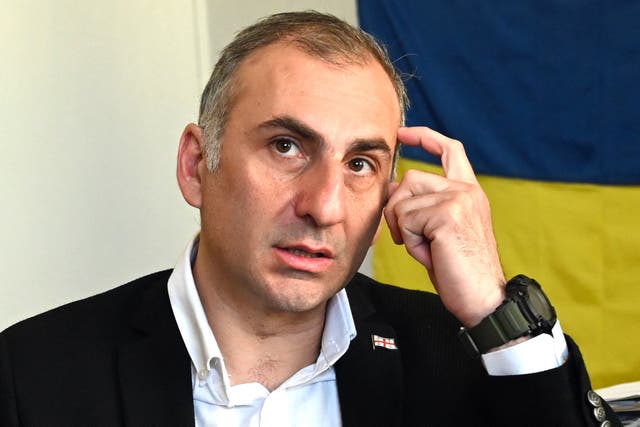 <p>Aleksandre Elisashvili was arrested on Saturday morning</p>