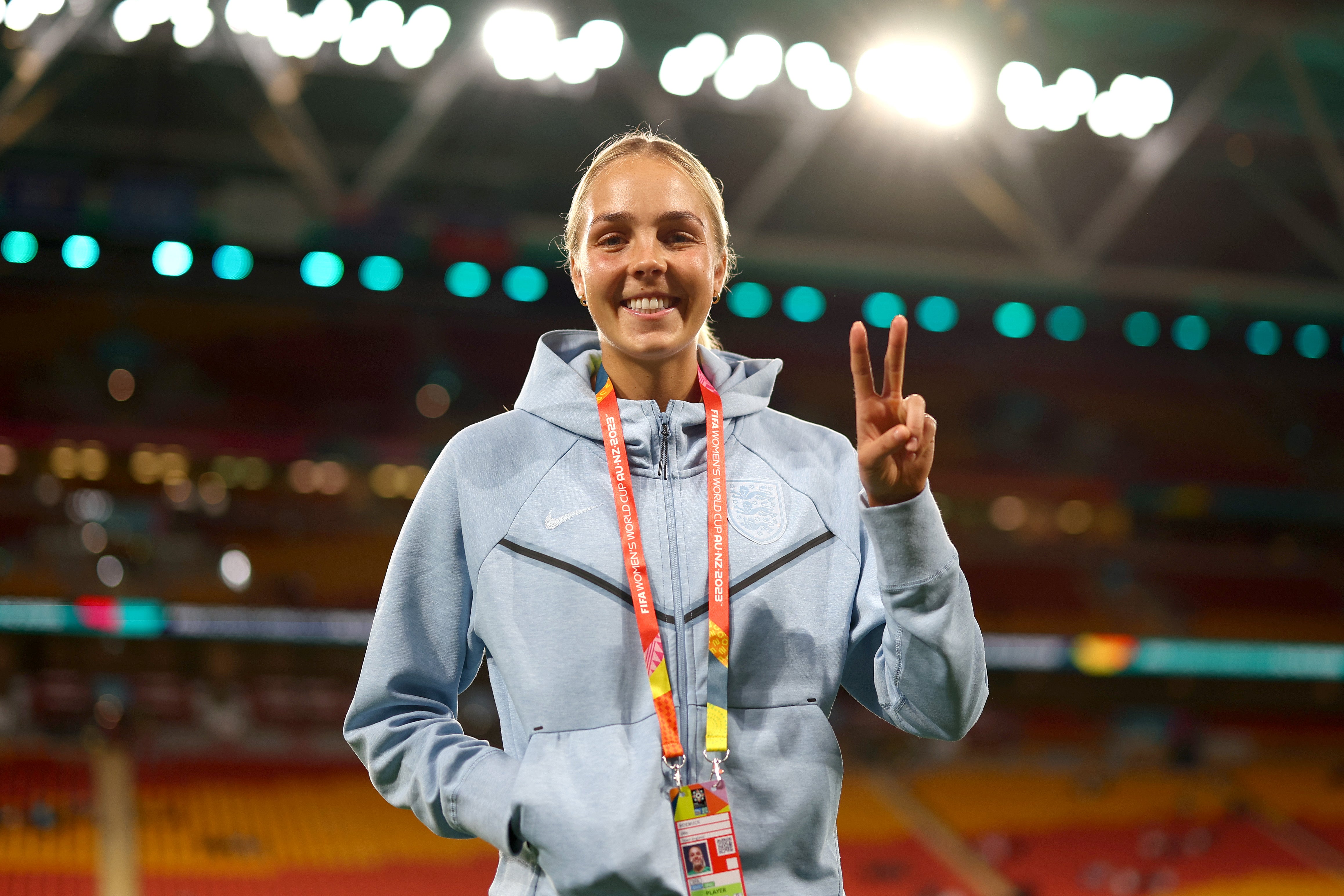 Ellie Roebuck was part of the England squads at Euro 2022 and the 2023 World Cup