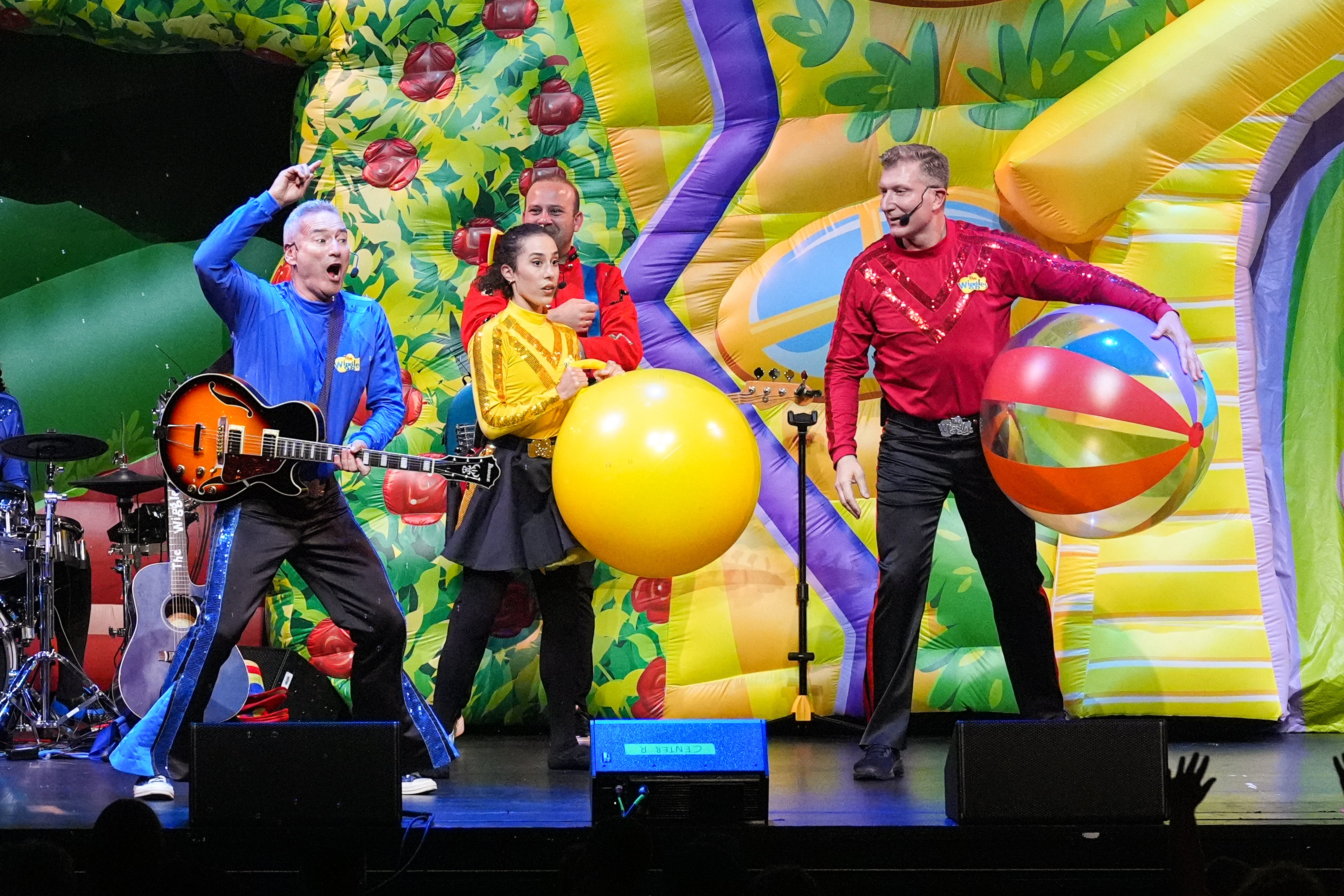 The Wiggles on stage in June