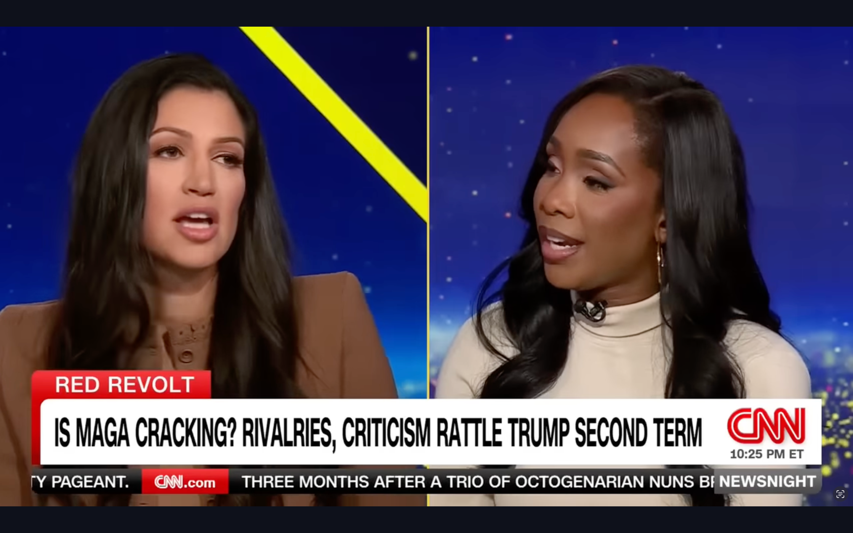 Katie Miller, Stephen Miller's wife, gets into a shouting match with CNN host Abby Philip, comparing her to Tucker Carlson