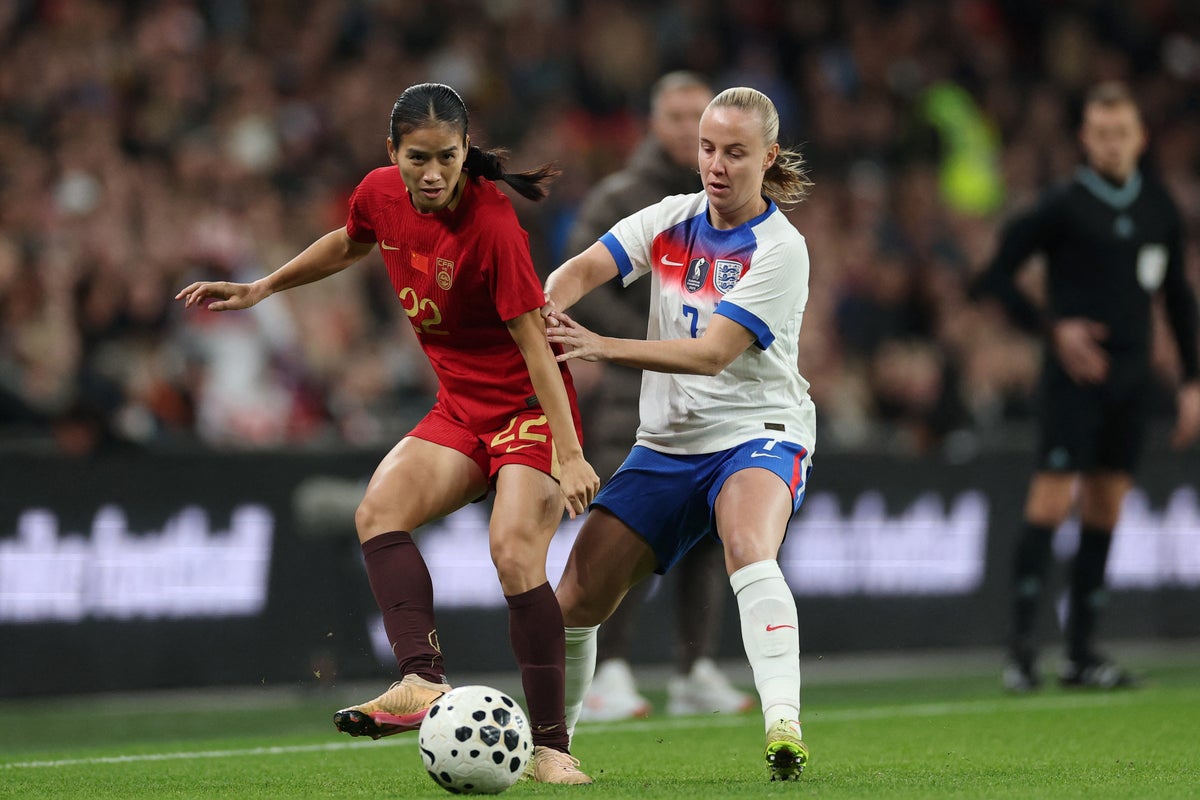 England v China live: Lionesses ‘experiment’ as goalkeeper makes debut in Wembley friendly