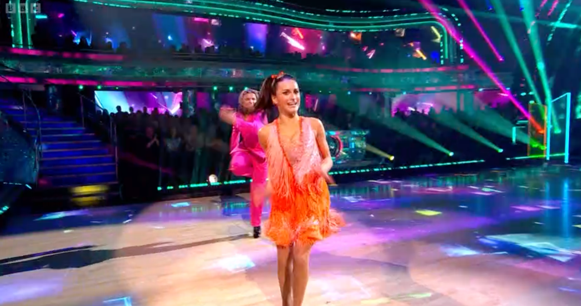 Amber Davies and Nikita Kuzmin picked up a perfect score of 40