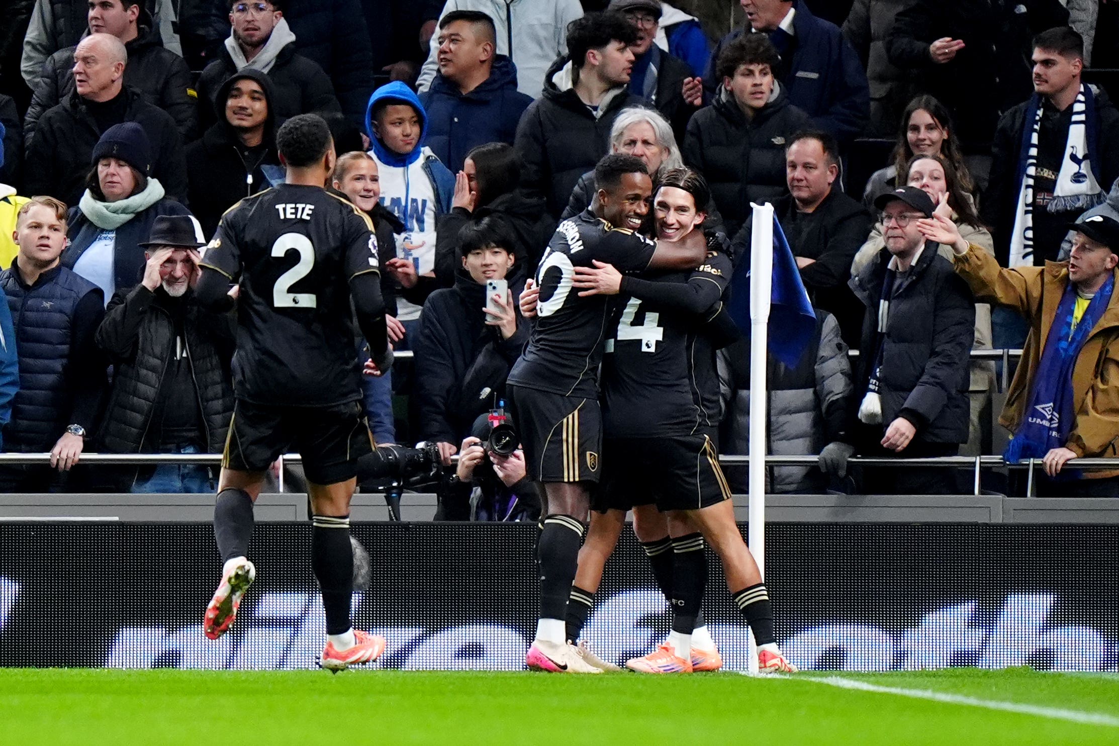 Tottenham slumped to a home defeat by Fulham (Bradley Collyer/PA).