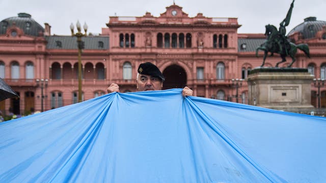 Argentina Military Protest