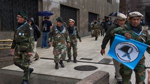 Argentina Military Protest