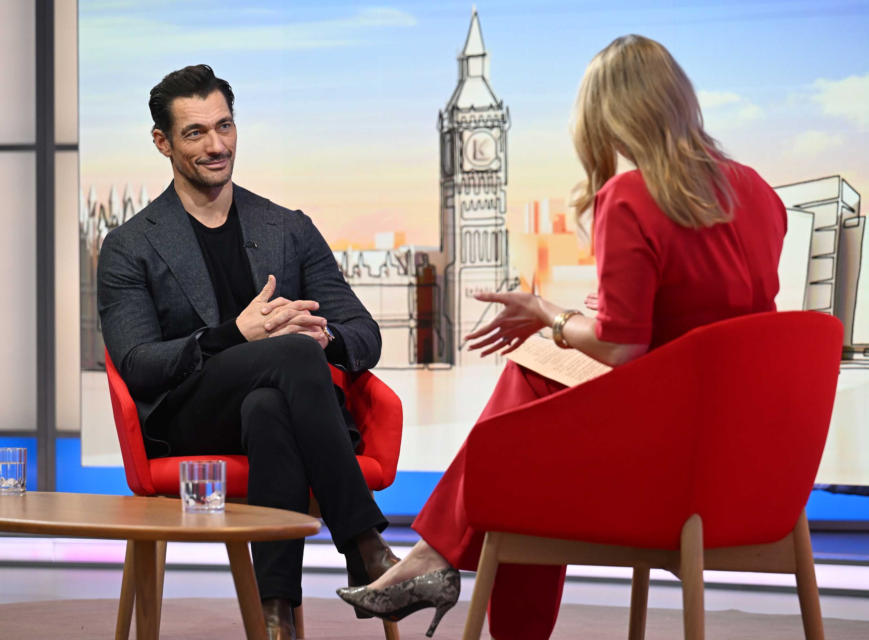 David Gandy appearing on the BBC1 current affairs programme with Laura Kuenssberg where he dissed Daddy Pig (Jeff Overs/BBC/PA)