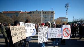 Croatia Protest