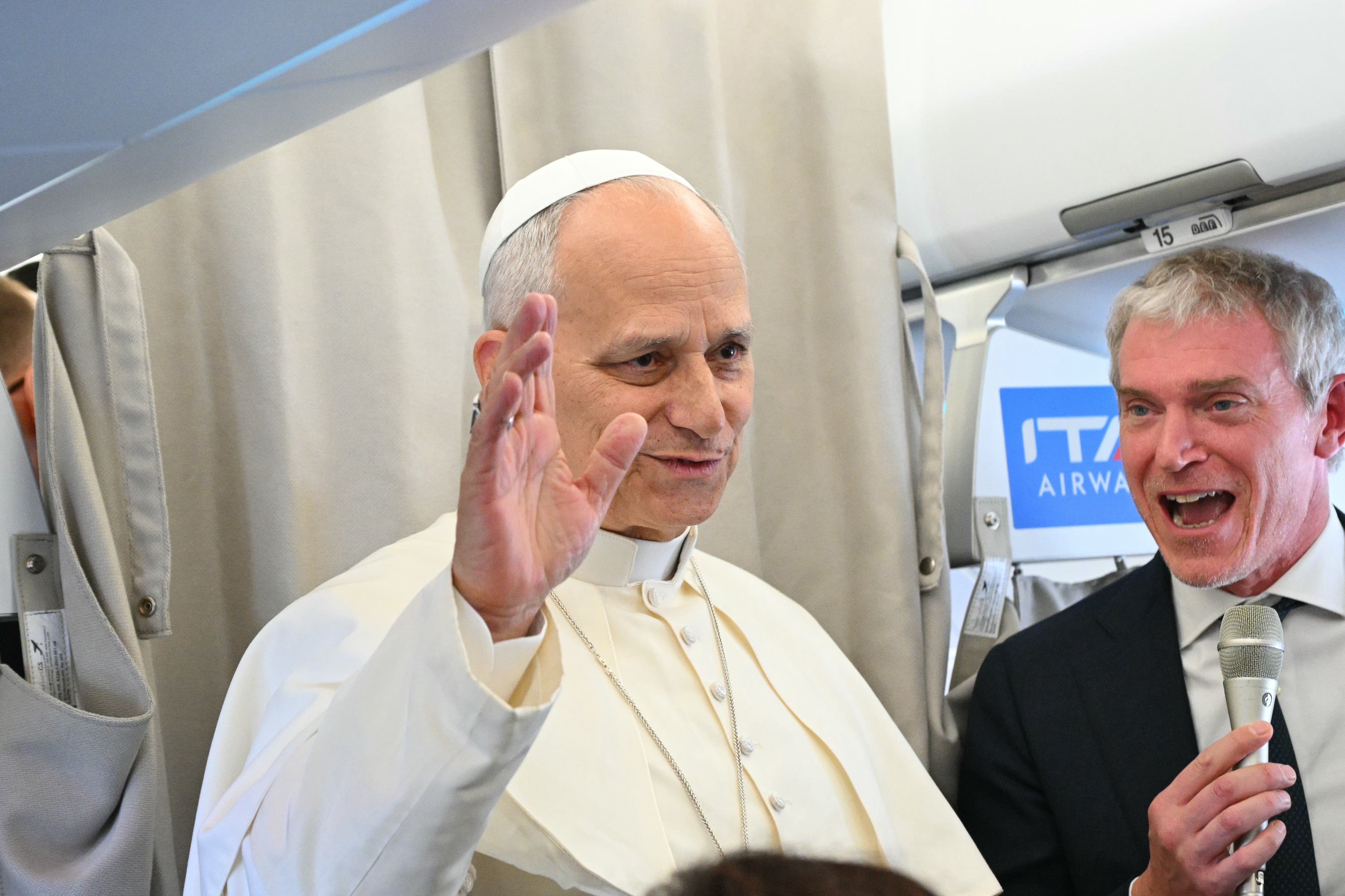 Pope Leo spoke about the Israeli-Palestinian conflict on Sunday