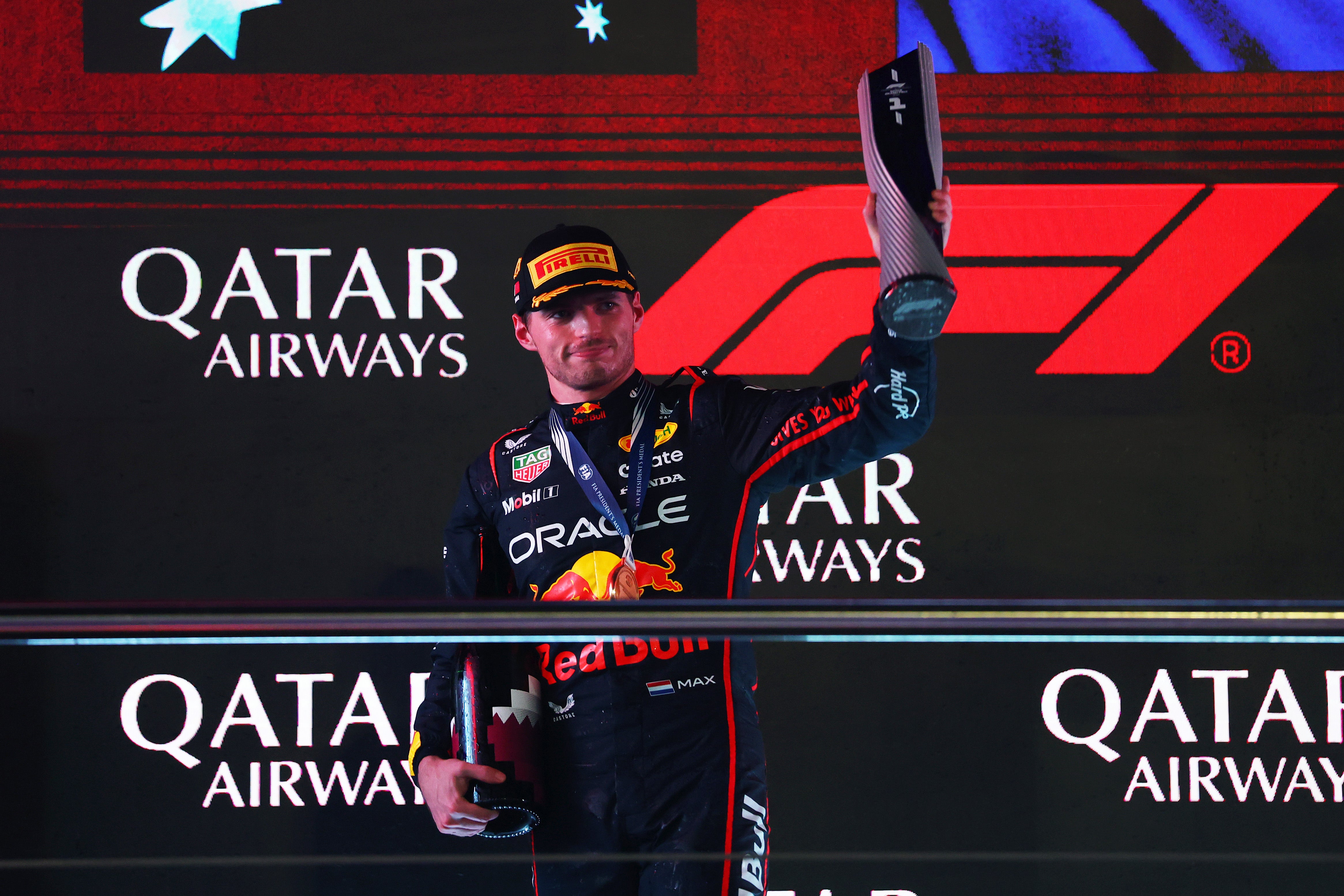 Max Verstappen claimed victory in Qatar