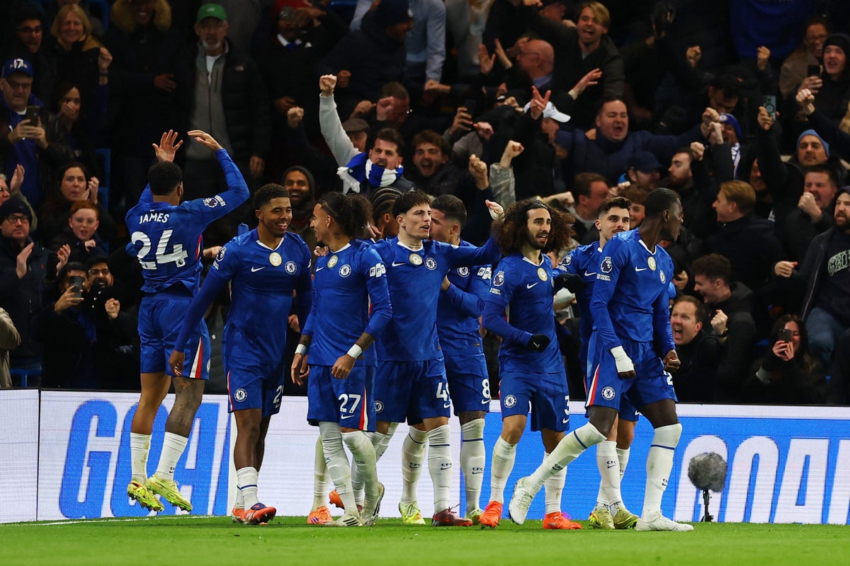 Chelsea vs Arsenal live: 10-men Chelsea take lead through Chalobah’s headed goal