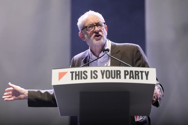 Jeremy Corbyn’s new party’s name will remain Your Party, he announced after a vote by members (Stefan Rousseau/PA)