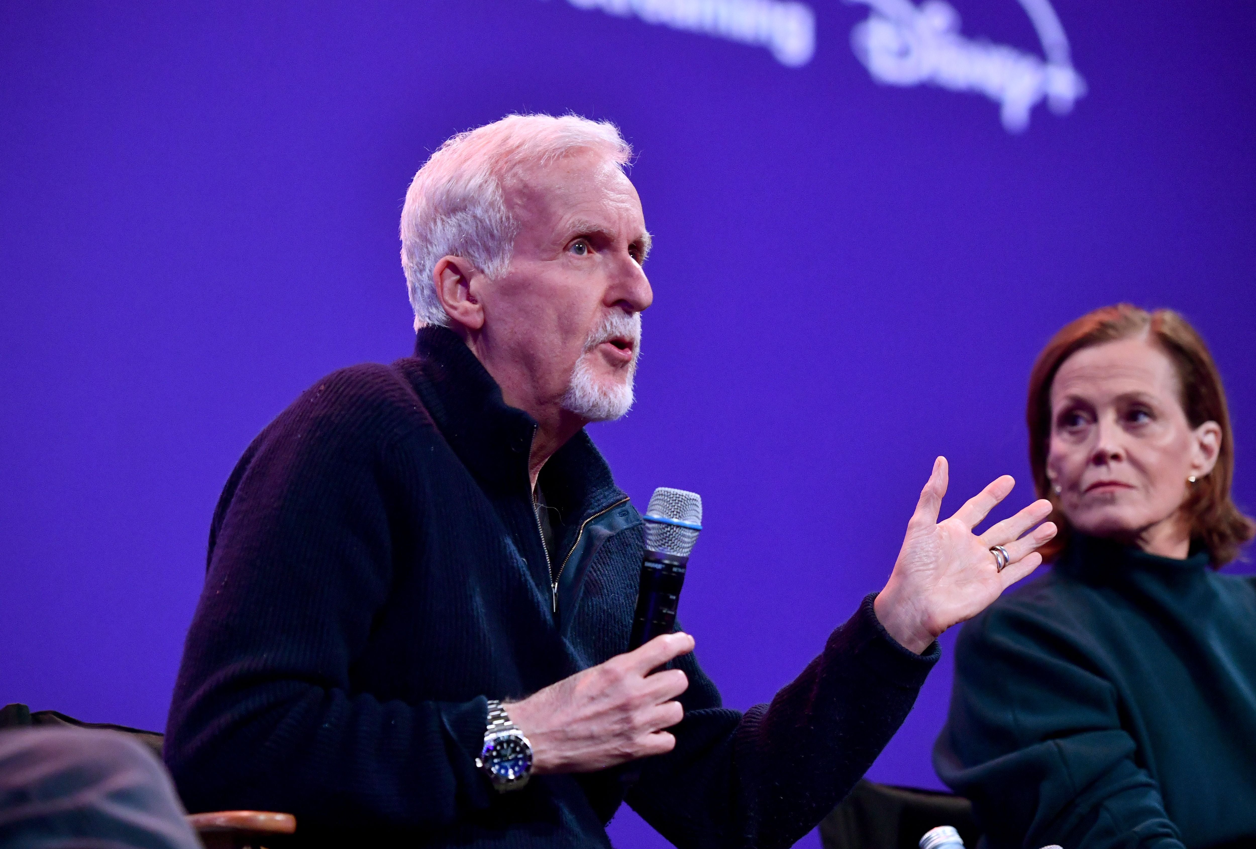 James Cameron speaks about the making of the third Avatar film on November 20, 2025