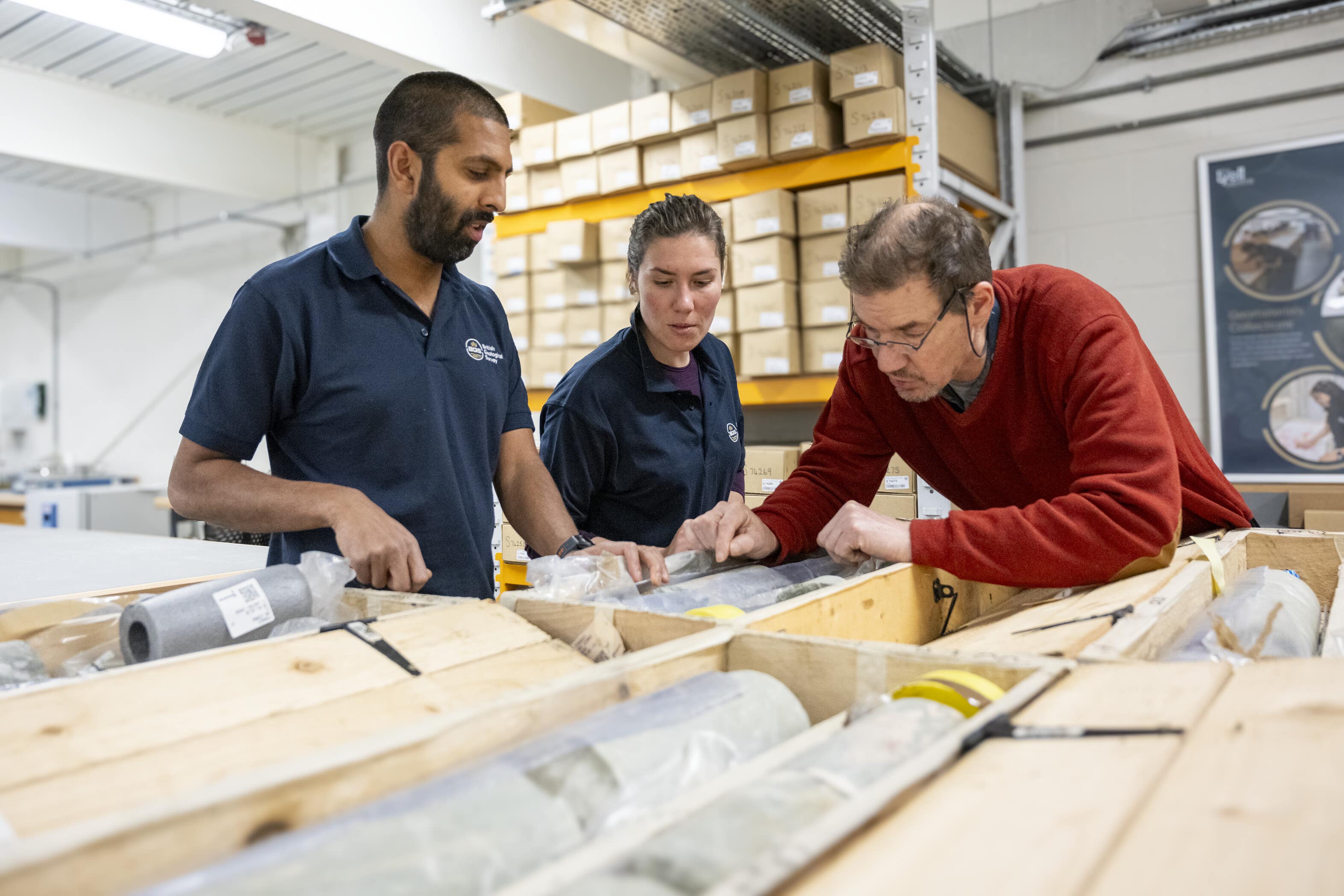 Experts have been analysing the rocks since they were drilled in 2023 (British Geological Survey/PA)