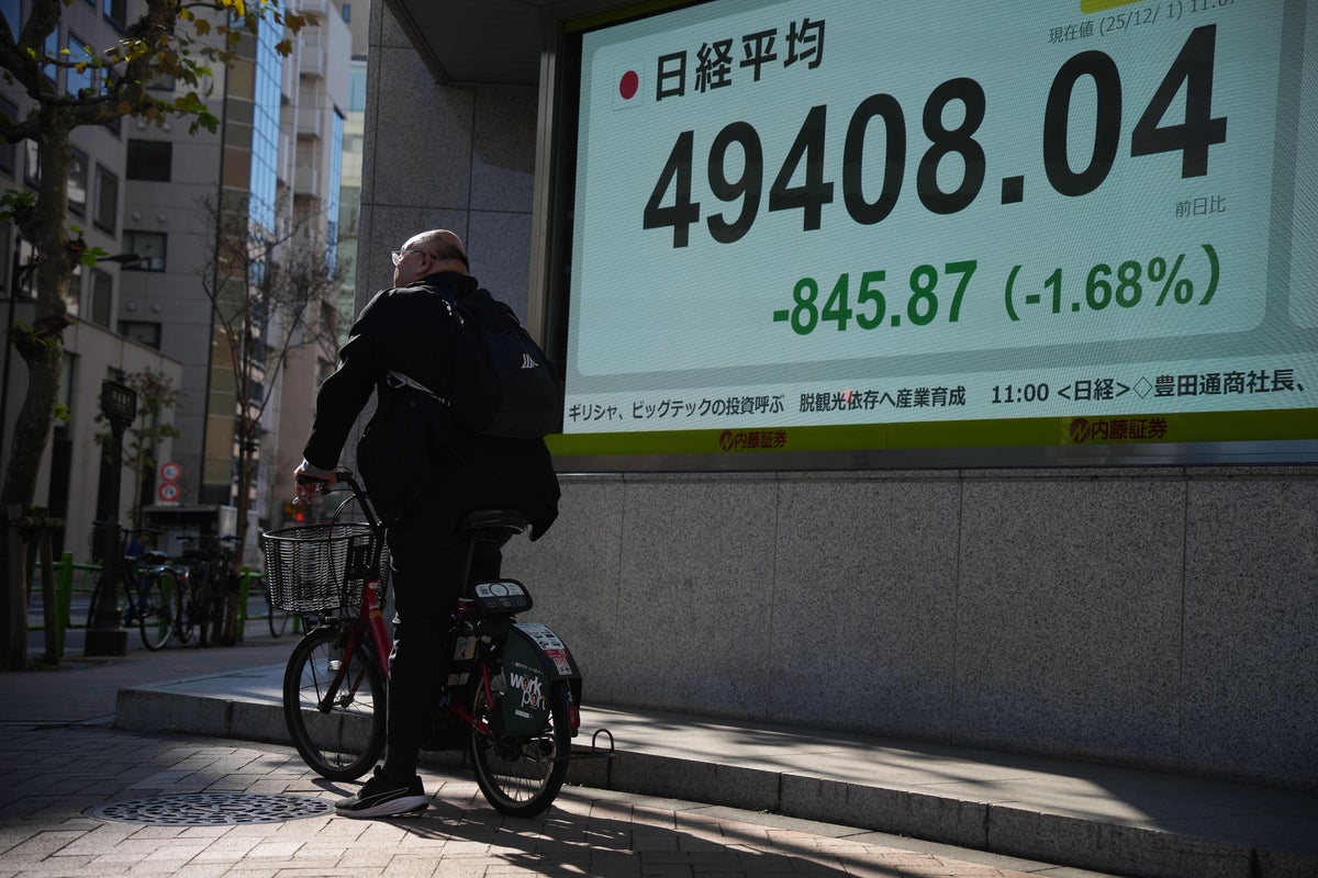 Asian shares are mixed as steady bond yields, rebound for bitcoin push US stocks higher