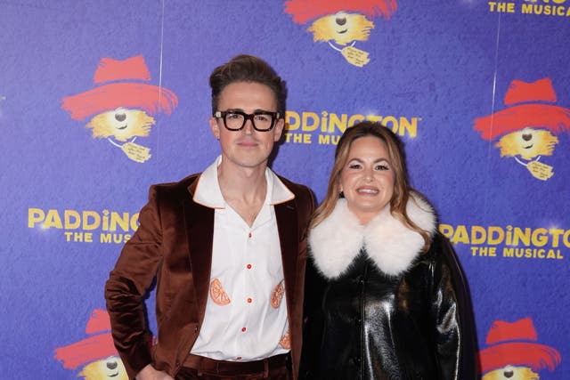 Tom and Giovanna Fletcher (Ian West/PA)