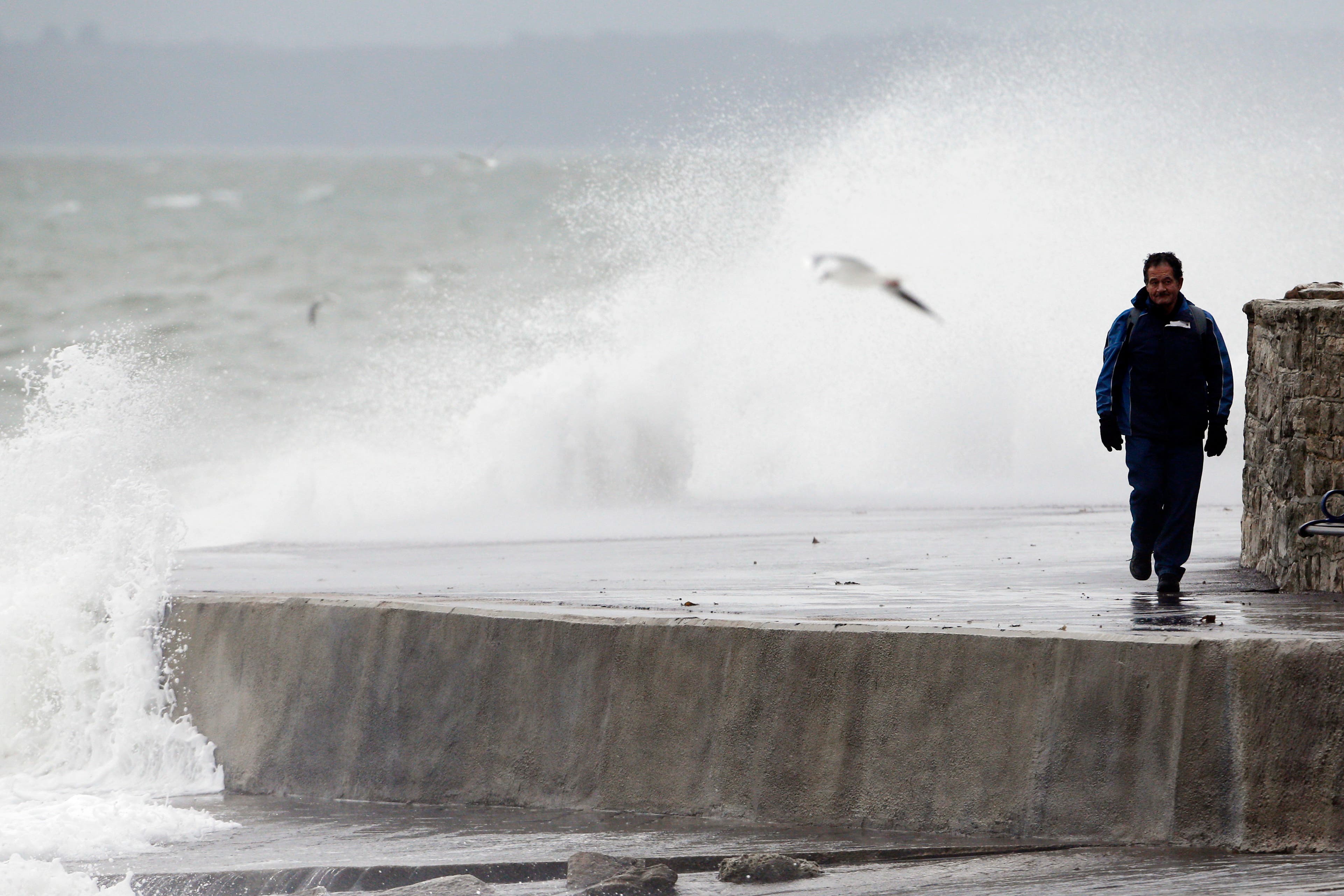 Heavy rain is moving in from the west (Steve Parsons/PA)