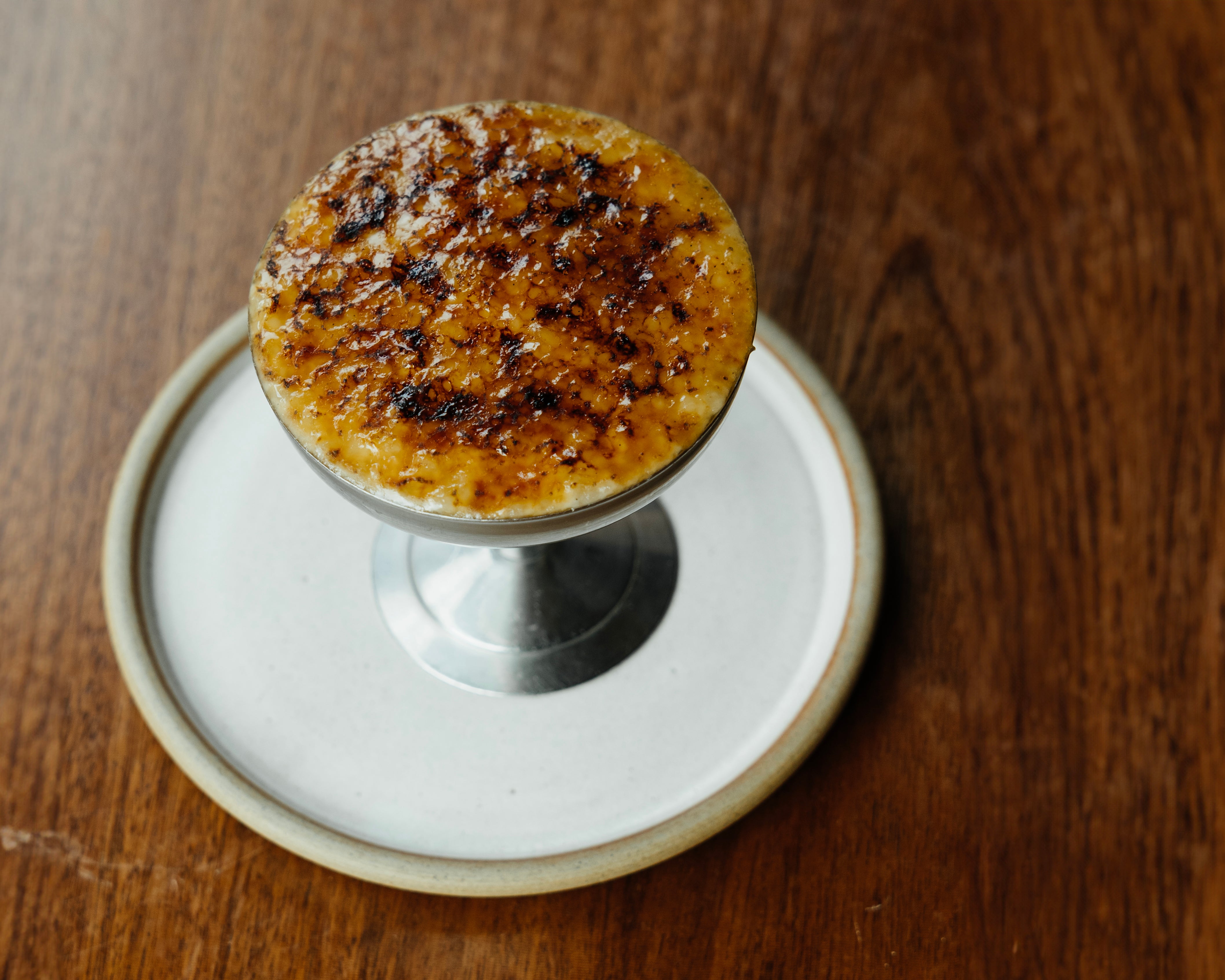 Old-school comfort meets restaurant swagger, complete with a crackable caramel top