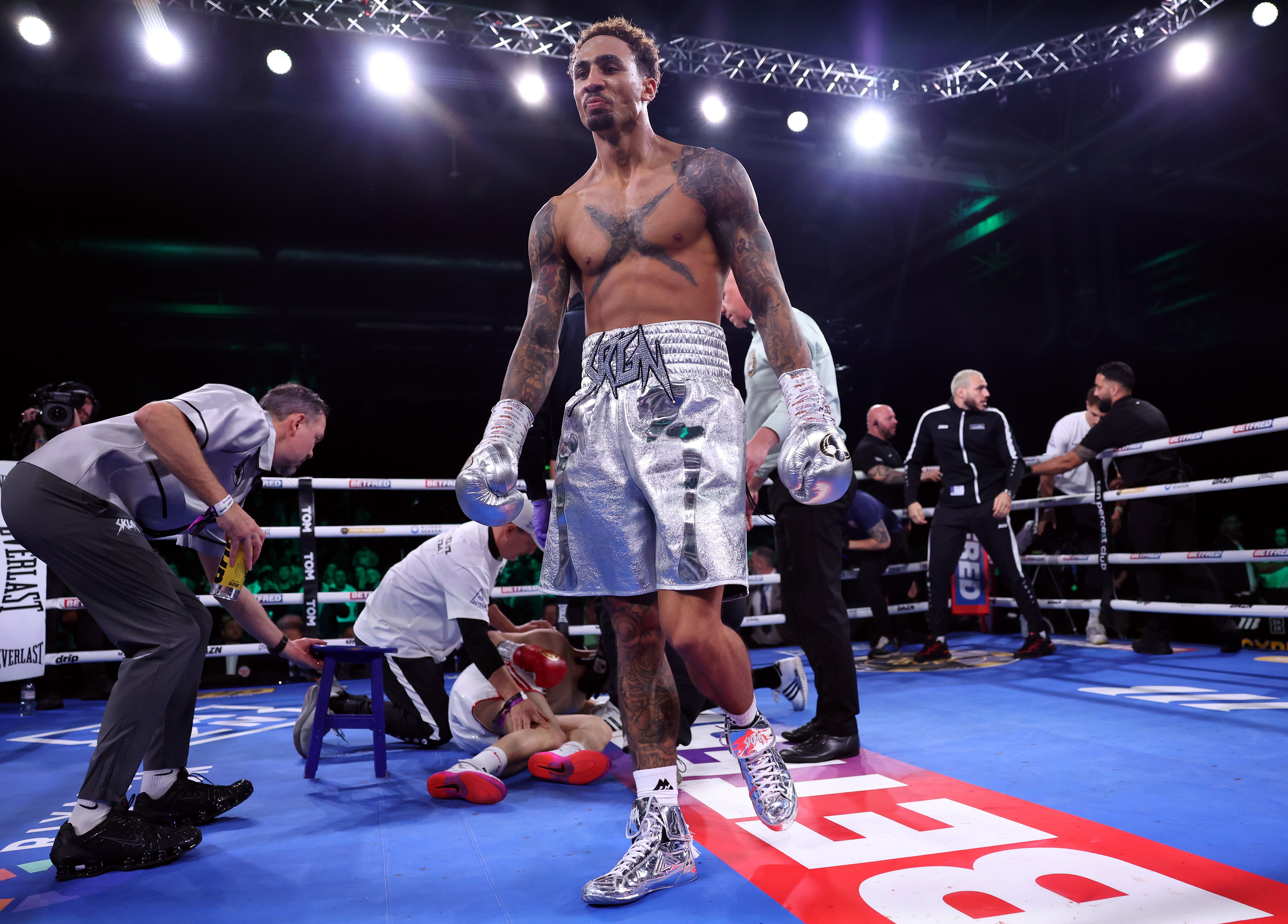 <p>Ben Whittaker knocked out Benjamin Gavazi inside a round on Saturday</p>