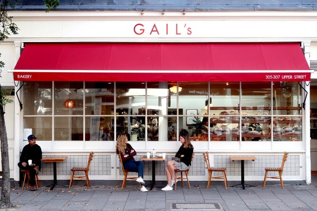 <p>Upmarket bakery chain Gail’s is planning to open 40 new stores in England (Yui Mok/PA)</p>