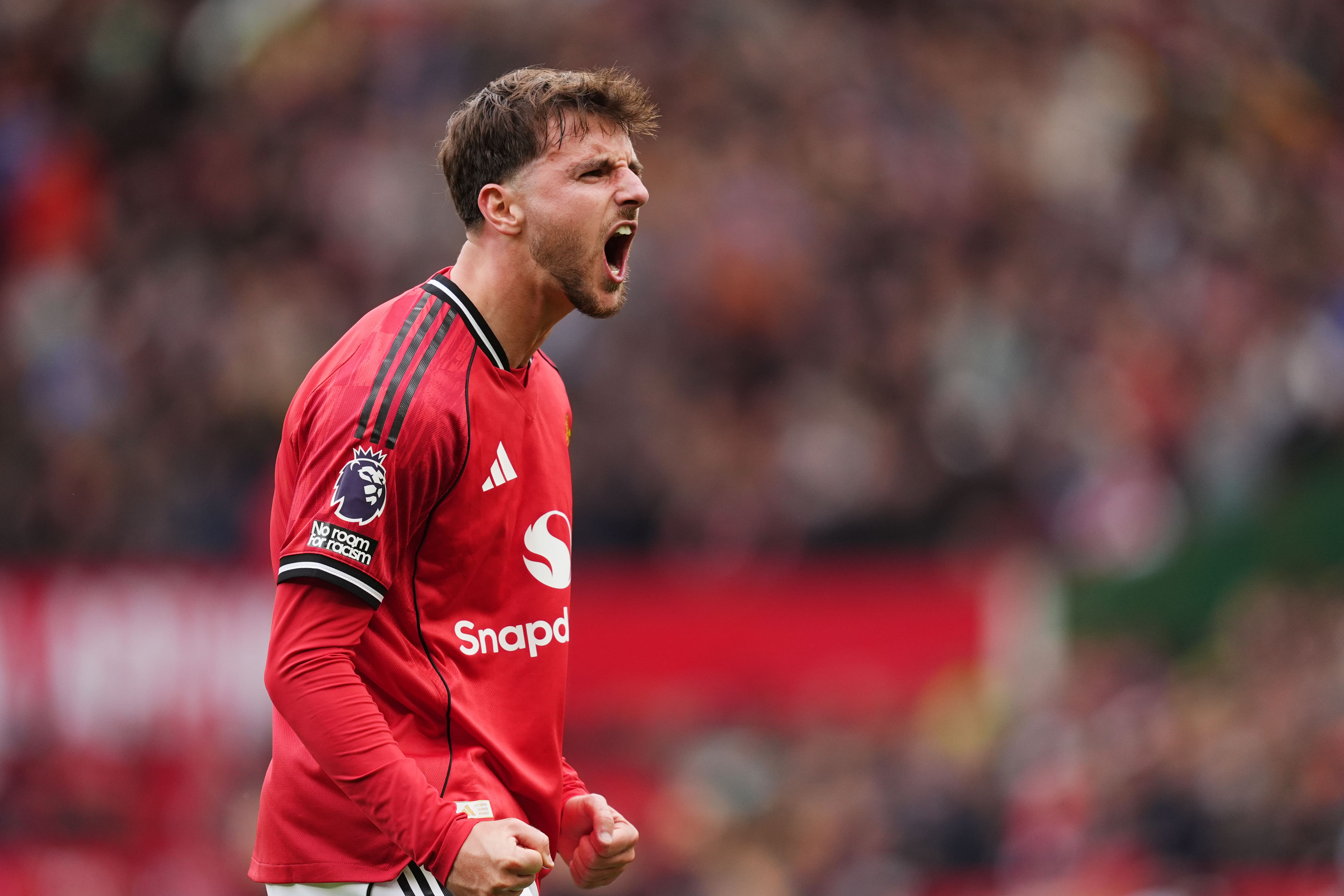 Mason Mount scored in Manchester United’s 2-1 win at Crystal Palace (Martin Rickett/PA)
